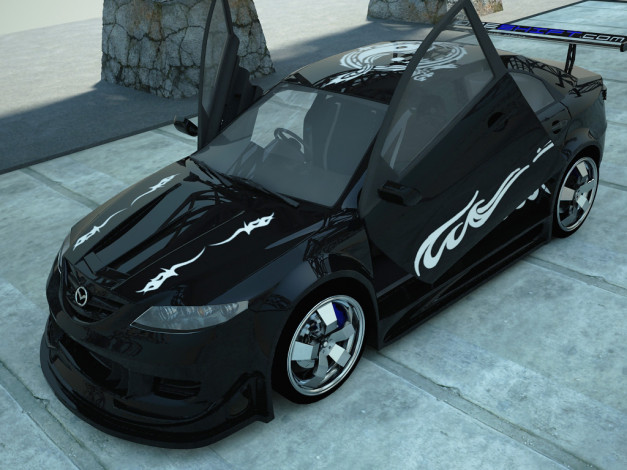 Обои картинки фото автомобили, 3д