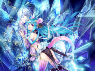 Картинка аниме angels demons