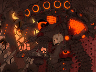 Картинка аниме weapon blood technology