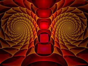 Картинка 3д графика fractal фракталы фон цвета узор