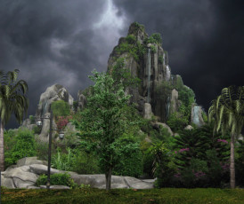 Картинка 3d 3д графика nature landscape природа интерьер фантазия