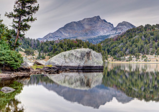 Картинка природа реки озера сша штат вайоминг