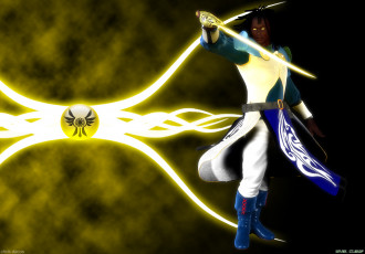 Картинка 3д графика fantasy фантазия мужчина меч