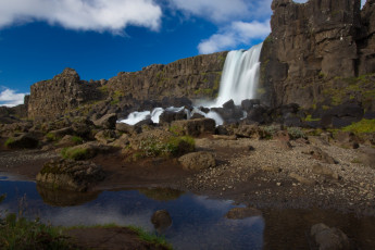 Картинка природа водопады вода поток