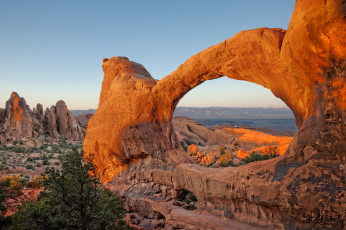 Картинка природа горы штат юта арка