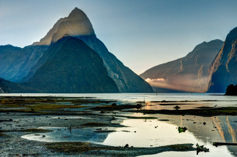 Картинка природа реки озера новая зеландия