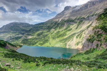 Картинка природа реки озера штат монтана сша