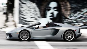 обоя lamborghini, aventador, автомобили, спортивные, италия, automobili, s, p, a
