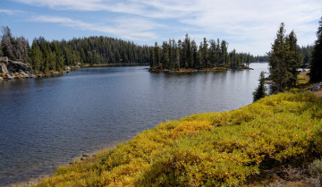 Картинка природа реки озера штат вайоминг сша