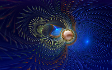 Картинка 3d 3д графика fractal фракталы фрактал