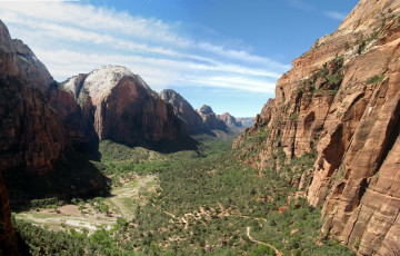 Картинка zion canyon природа горы