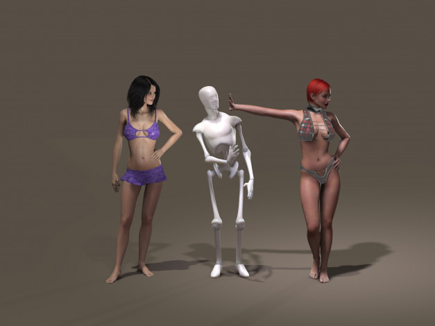 Обои картинки фото 3д, графика, people, люди, девушки