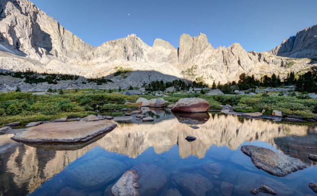 Обои картинки фото природа, реки, озера, сша, штат, вайоминг