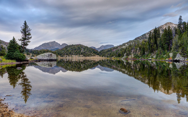 Обои картинки фото природа, реки, озера, сша, штат, вайоминг