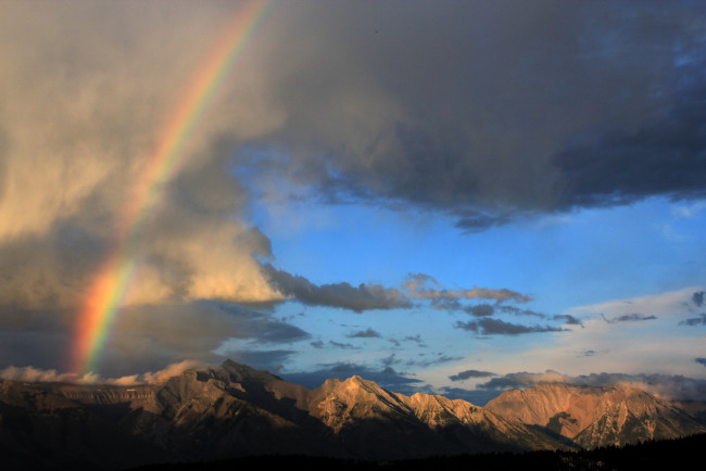 Обои картинки фото природа, радуга, канада