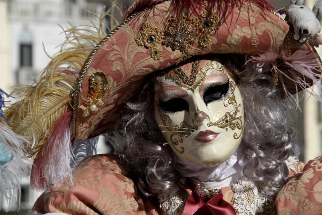 Обои картинки фото разное, маски, карнавальные, костюмы, венеция, карнавал