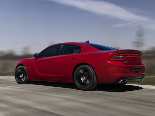 Картинка автомобили dodge charger r-t ld красный 2015
