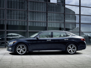 обоя автомобили, infiniti, темный, 2015, y51, 3-7, q70l