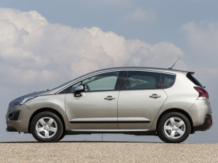 Картинка автомобили peugeot 3008 серый 2013 hybrid4