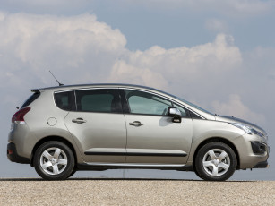 Картинка автомобили peugeot серый 2013 hybrid4 3008