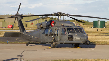 Картинка pavehawk авиация вертолёты транспорт аэродром площадка