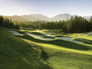 Картинка природа пейзажи threes park golf