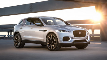 Картинка jaguar+c-x17+concept+2013 автомобили jaguar солнце металлик concept серебристый 2013 c-x17