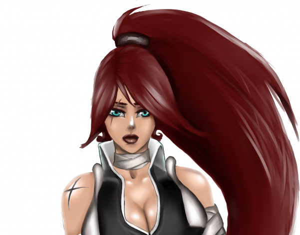 Обои картинки фото рисованное, люди, фон, взгляд, девушка