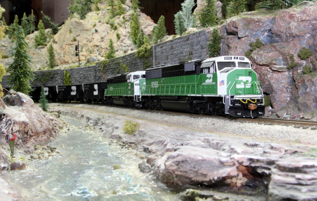 Обои картинки фото техника, поезда, состав, локомотив, рельсы