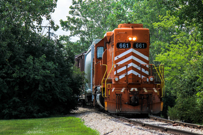 Обои картинки фото техника, поезда, состав, локомотив, рельсы