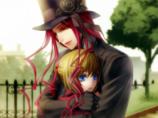 Картинка аниме will+o`wisp обнимашки