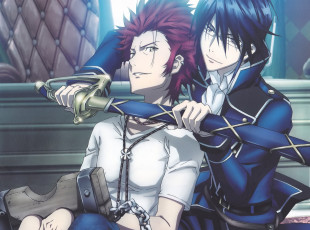 Картинка аниме k+project парни