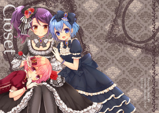 Картинка аниме unknown +другое фон взгляд девушка