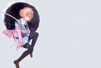 Картинка аниме kyoukai+no+kanata мирай