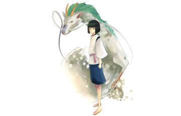 Картинка аниме spirited+away хаку