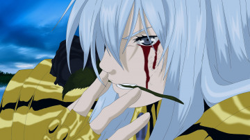 Картинка аниме saint+seiya кровь роза