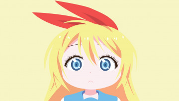 Картинка аниме nisekoi фон девушка взгляд