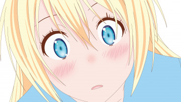 Картинка аниме nisekoi фон взгляд девушка