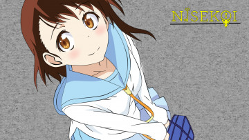 Картинка аниме nisekoi фон взгляд девушка