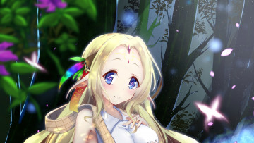 Картинка аниме no+game+no+life девушка взгляд фон