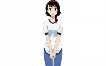 Картинка аниме nisekoi фон взгляд девушка