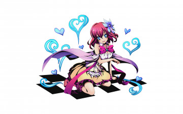 Картинка аниме no+game+no+life взгляд фон девушка