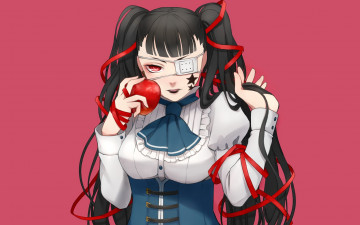 Картинка аниме unknown +другое девушка взгляд фон