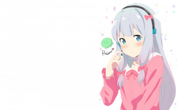 Картинка аниме unknown +другое взгляд девушка фон