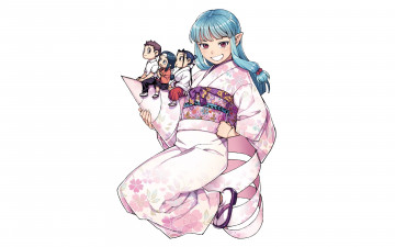 Картинка tsugumomo аниме девушка взгляд фон