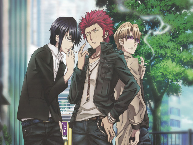 Обои картинки фото аниме, k project, парни