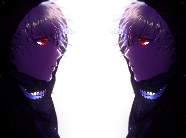 Обои картинки фото аниме, tokyo ghoul, канеки, кен, маска, парень, токийский, гуль