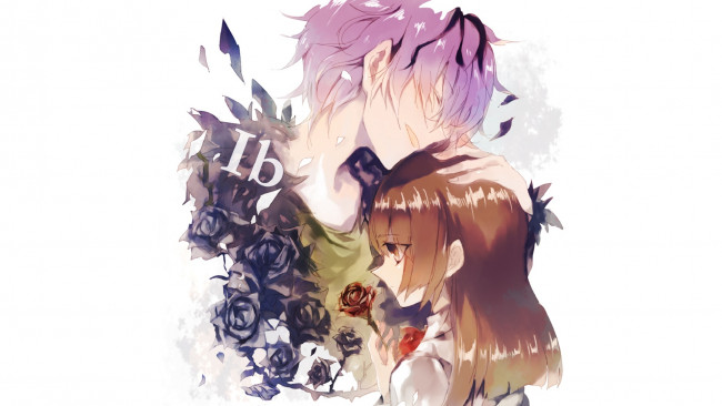 Обои картинки фото аниме, ib, иб, двое