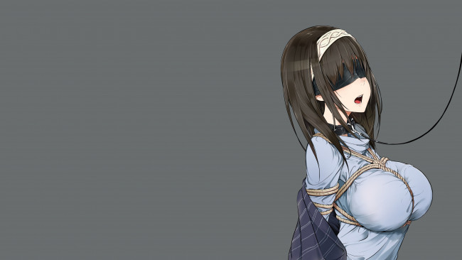 Обои картинки фото аниме, idolm@ster, фон, девушка, взгляд