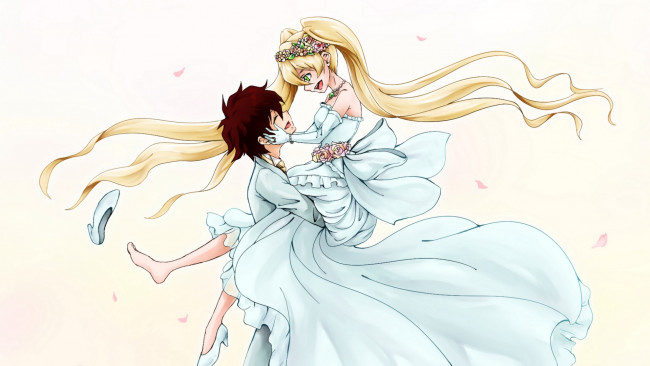 Обои картинки фото аниме, kekkai sensen, двое